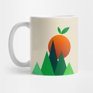 landscape in minimalist style Mug